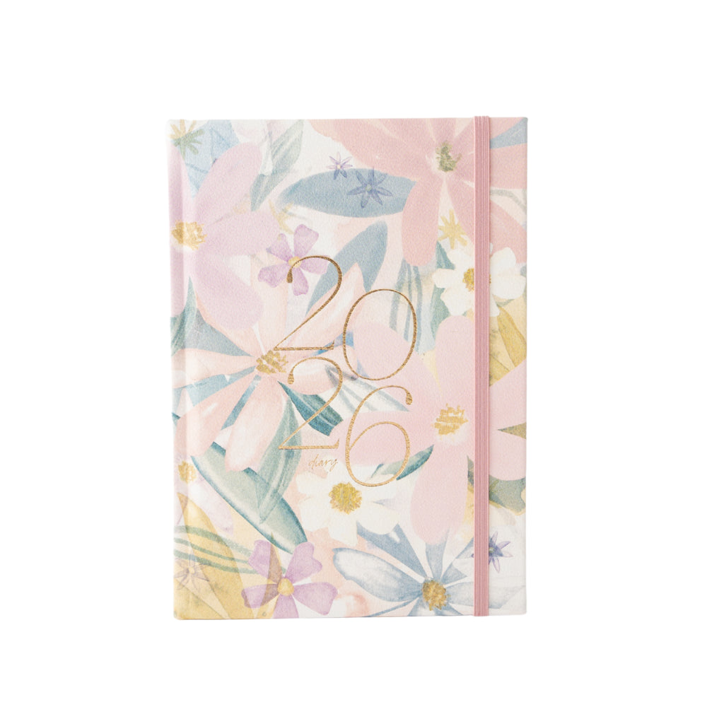 2026 A5 Weekly Diary - Plumberry Bouquet